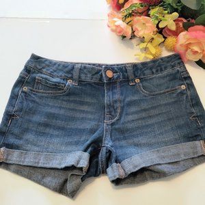 AEROPOSTALE Womens Hem Jean Shorts